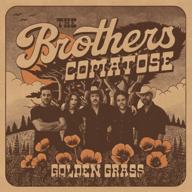 Brothers Comatose, The - Golden Grass LP (orange/blue vinyl)