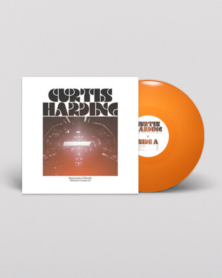 Anti Harding, Curtis - Departures & Arrivals: Adventures of Captain Curt LP (orange vinyl)