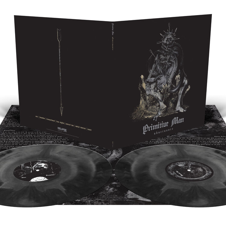 Pre-Order - Primitive Man - Observance 2LP (black/silver vinyl)