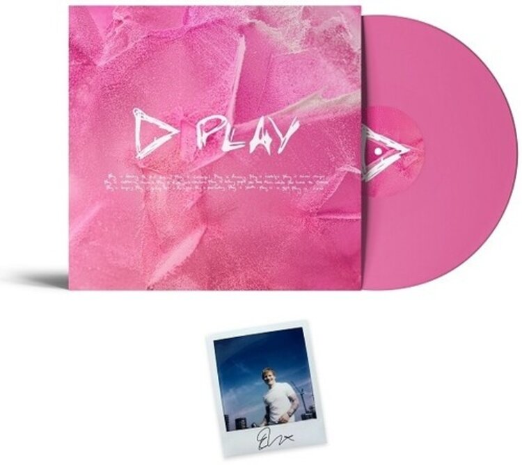 Atlantic Sheeran, Ed - Play LP (pink vinyl + signed photo print)