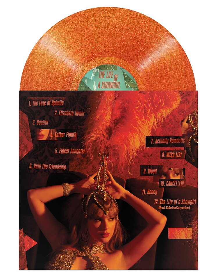 Swift, Taylor - The Life of a Showgirl LP (orange glitter vinyl)