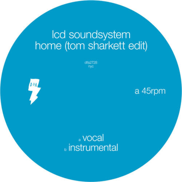 DFA LCD Soundsystem - Home (tom sharkett edit)12" Single