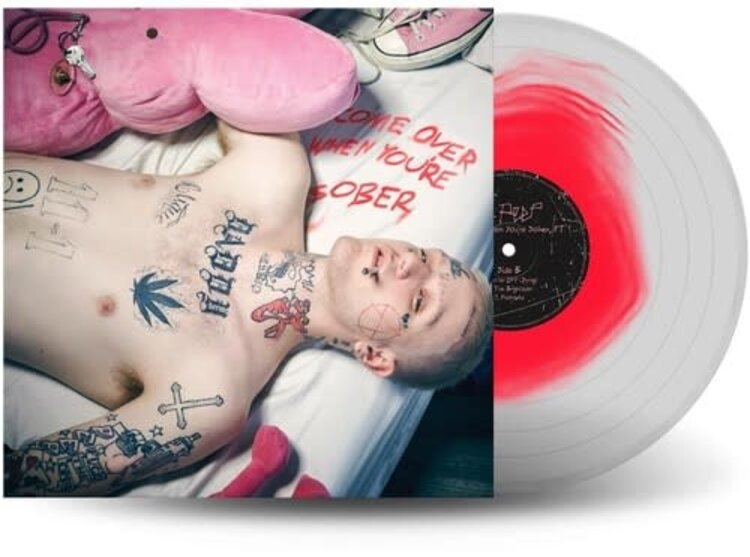 Death Note Music Lil Peep - Come Over When You're Sober, Pt.1 LP (clear pink vinyl)