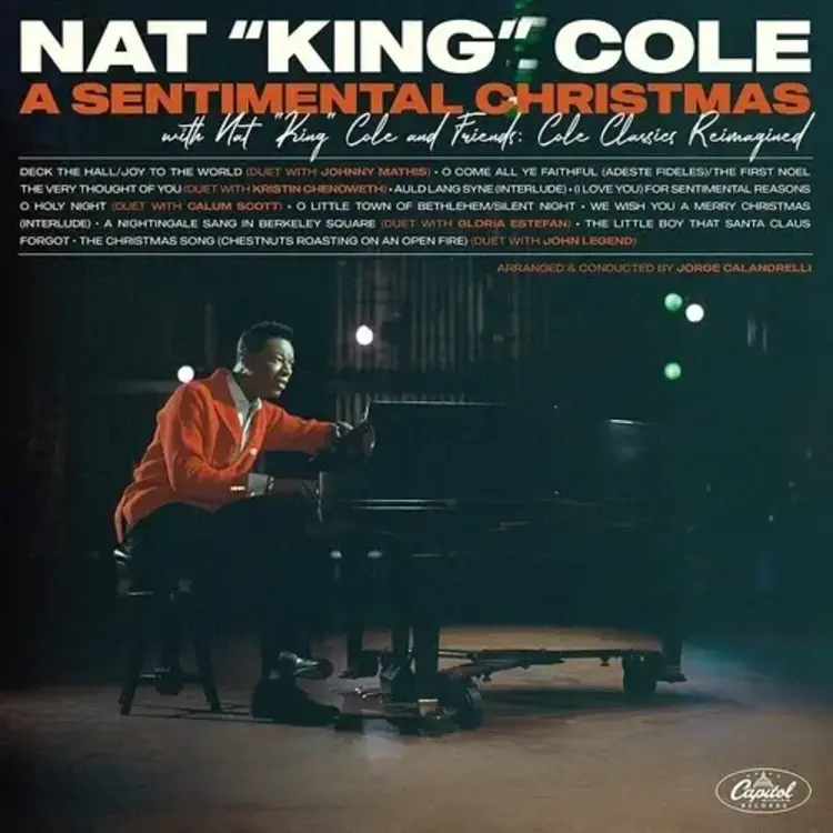 Capitol Cole, Nat King  - A Sentimental Christmas with Nat King Cole and Friends LP