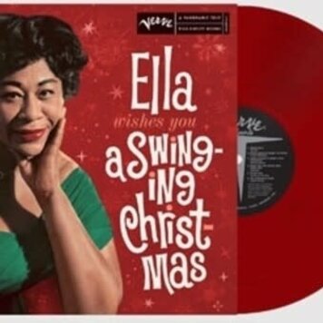 Verve Fitzgerald, Ella - Ella Wishes You a Swinging Christmas LP (ruby red vinyl)