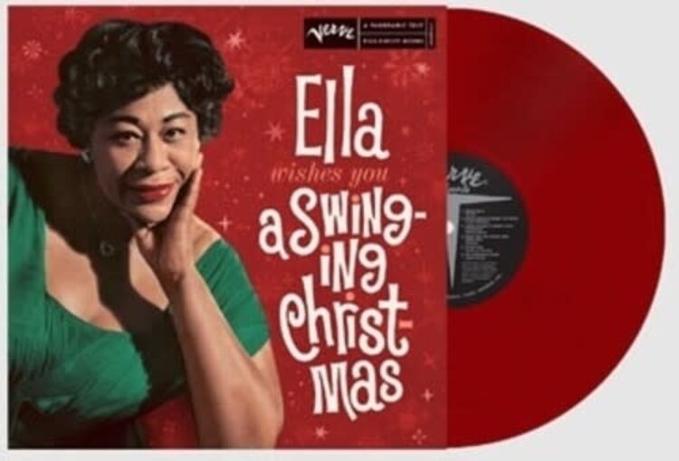 Verve Fitzgerald, Ella - Ella Wishes You a Swinging Christmas LP (ruby red vinyl)