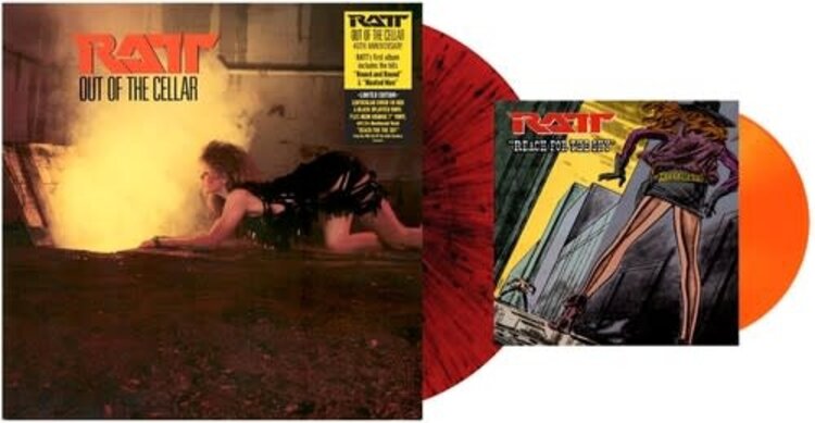 BMG Ratt - Out of the Cellar LP+7" (color vinyl lenticular cover)