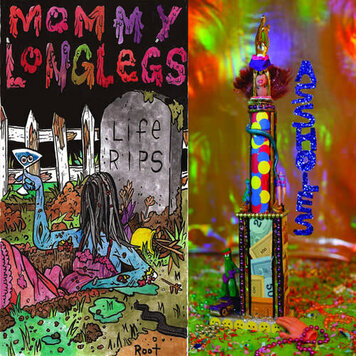 Pre-Order - Mommy Long Legs - Life Rips / Assholes LP (orange vinyl)