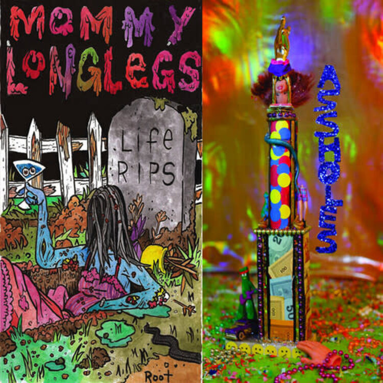 Youth Riot Records Mommy Long Legs - Life Rips / Assholes LP (orange vinyl)