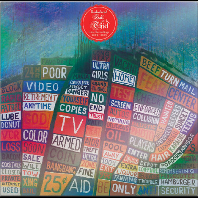 XL Recordings Radiohead - Hail to the Thief Live Recordings 03-09 LP (red vinyl)