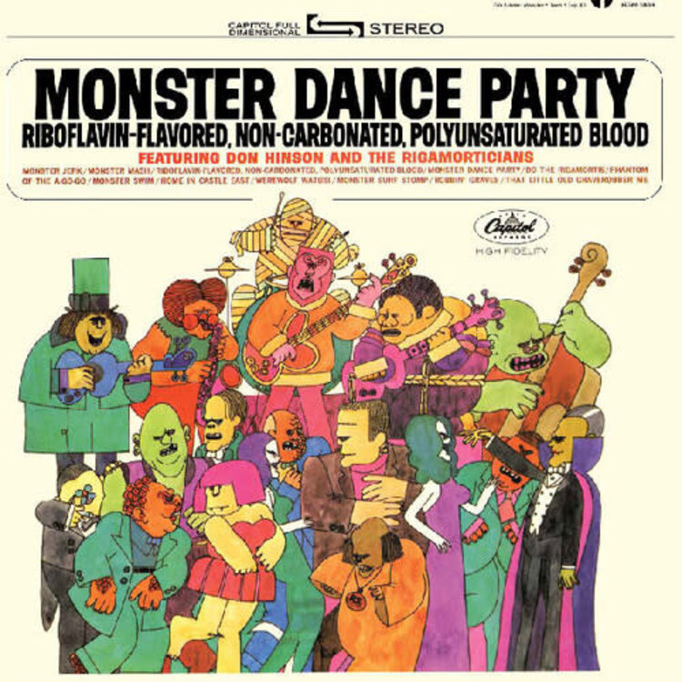 Real Gone Music Hinson, Don And The Rigamorticians - Monster Dance Party LP (color vinyl)