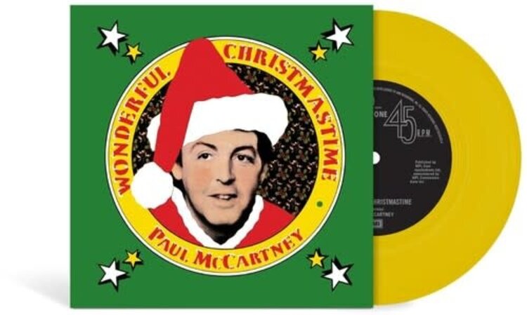 Capitol Paul McCartney - Wonderful Christmastime 7" (yellow vinyl)