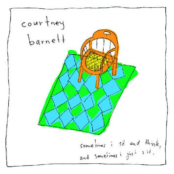 Mom & Pop Barnett, Courtney - Sometimes I Sit and Think, and Sometimes I Just Sit LP (clear w/red & yellow splatter vinyl)