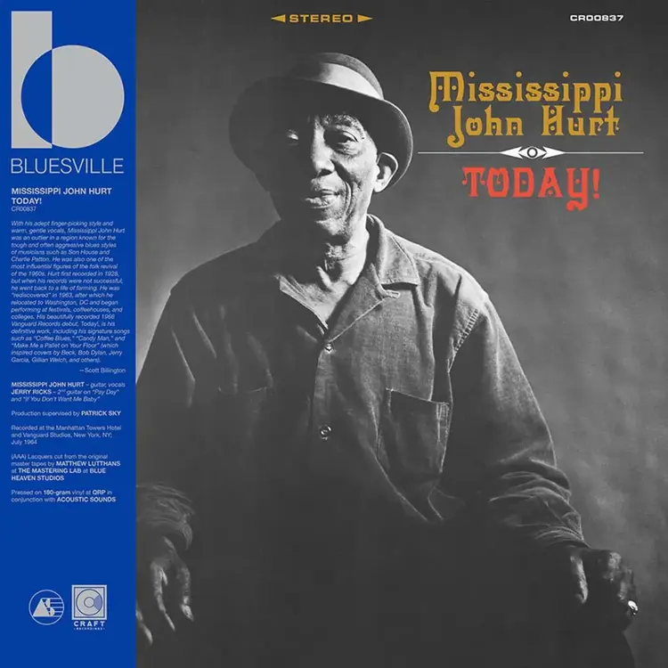 Hurt, Mississippi John - Today LP (180g)