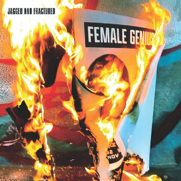 Female Genius - Jagged and Fractued LP (orange vinyl)