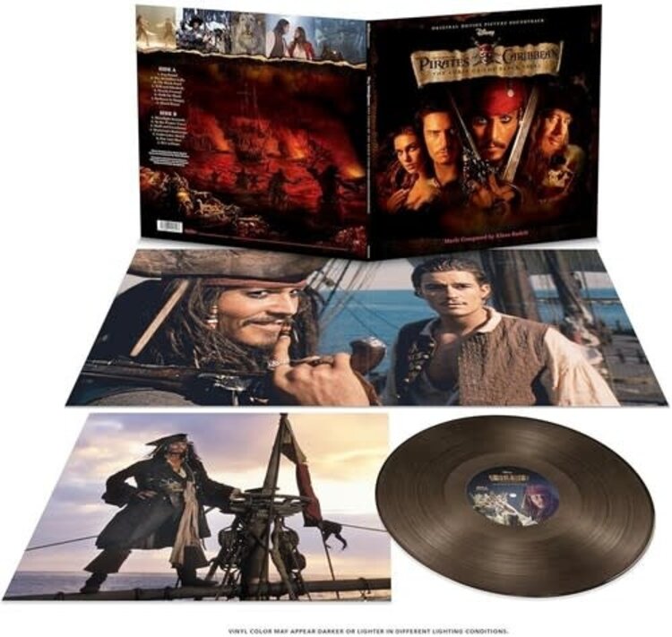Pirates Of the Caribbean: The Curse Of The Black Pearl Soundtrack LP (black ice vinyl)