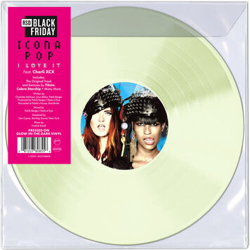 Rhino Icona Pop - I Love It (Feat. Charli XCX) 12" EP (RSD BF '25 glow in the dark vinyl)