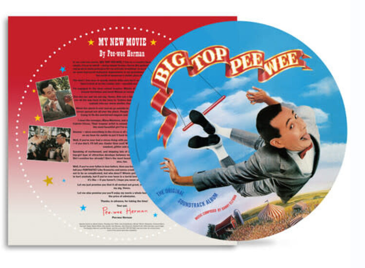Legacy Recordings Big Top Pee-Wee Soundtrack LP  (Danny Elfman) (RSD BF '25 picture disc)
