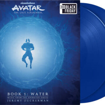 Zuckerman, Jeremy - Avatar: The Last Airbender - Book 1: Water (from the Animated Series) 2LP  (RSD BF '25 blue vinyl lenticular cover)