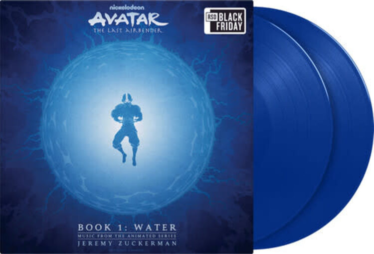 Republic Zuckerman, Jeremy - Avatar: The Last Airbender - Book 1: Water (from the Animated Series) 2LP  (RSD BF '25 blue vinyl lenticular cover)