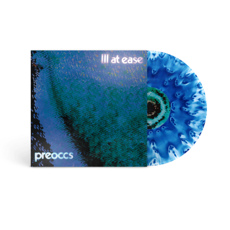 Born Losers Records Preoccupations - Ill at Ease LP (blue cloudy vinyl)