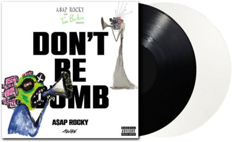 Pre-Order - A$AP Rocky - Don't Be Dumb 2LP (black & white vinyl)