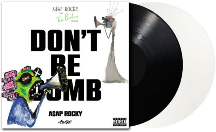 A$AP Rocky - Don't Be Dumb 2LP+booklet (black & white vinyl)