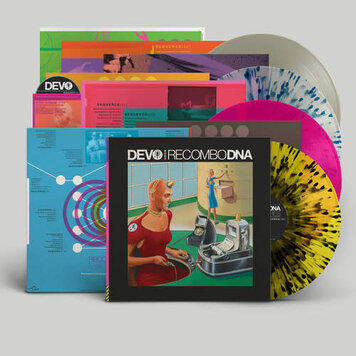 Futurismo Devo - Recombo DNA 4LP (color vinyl w/poster + mini cd set)