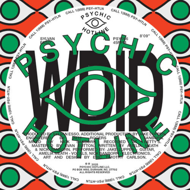 Psychic Hotline Sylvan Esso - Wdid B/ W Keep On 12"