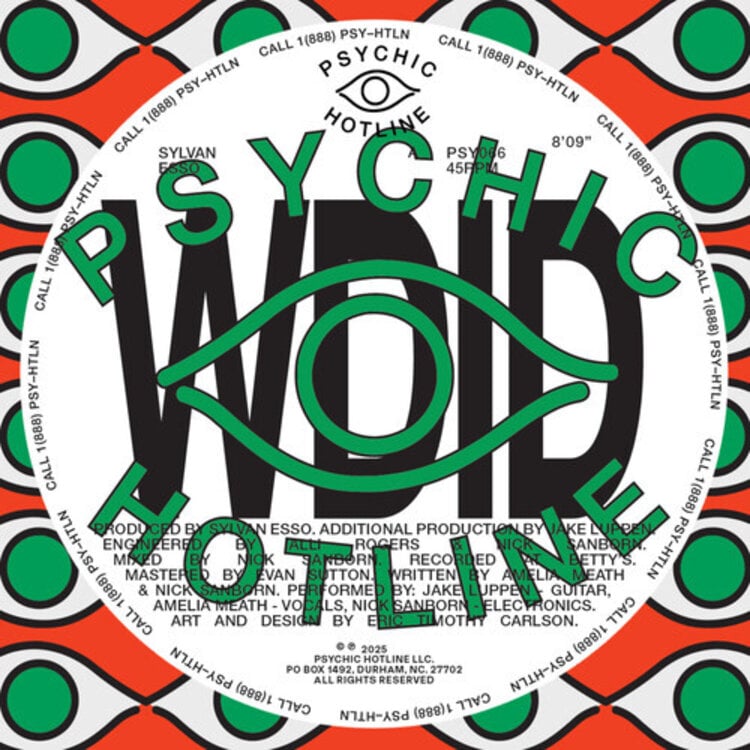 Psychic Hotline Sylvan Esso - Wdid B/ W Keep On 12"