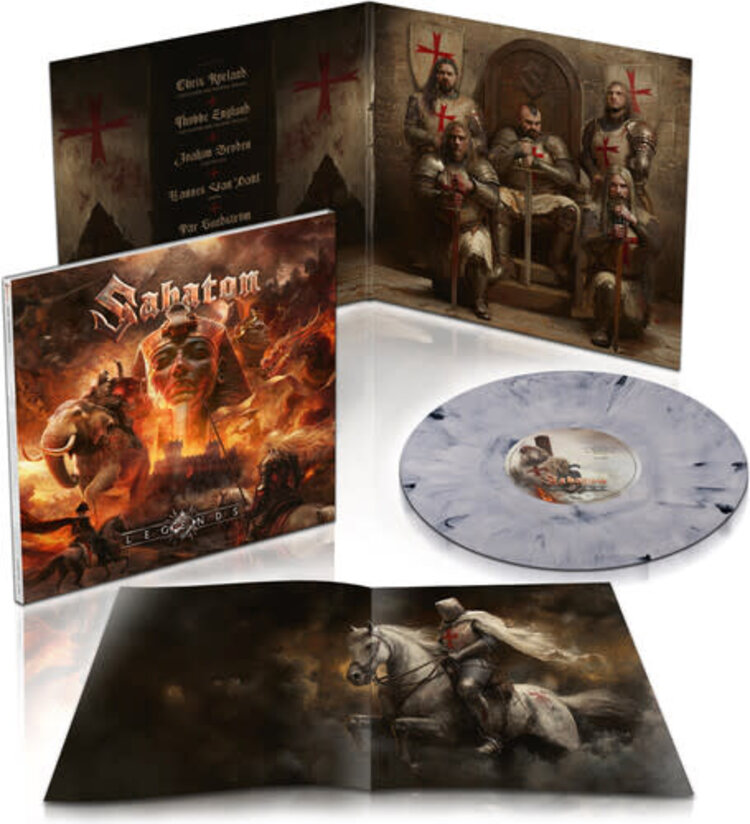Better Noise Music Sabaton - Legends LP (180g white marble vinyl)
