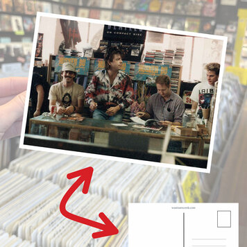 Wax Trax Postcard #5 Husker Du at Capitol Hill