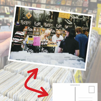 Wax Trax Postcard #7 Korn at Capitol Hill