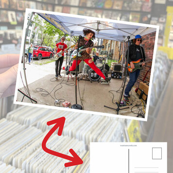 Wax Trax Postcard #15 Dressy Bessy at Capitol Hill