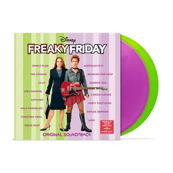 Hollywood Records Freaky Friday Soundtrack 2LP (2003  purple & green color vinyl)