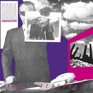 Soda Stereo - Nada Personal LP (clear vinyl, Argentina import)
