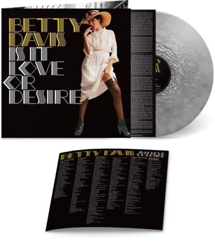 Davis, Betty - Is it Love or Desire LP (silver metallic vinyl)