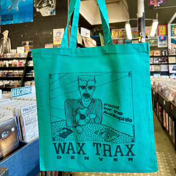 Wax Trax Tote Bag Audiophile Green/Green