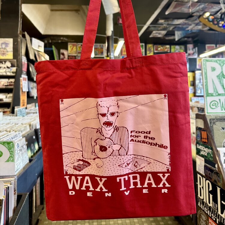 Wax Trax Tote Bag Audiophile Pink / Red