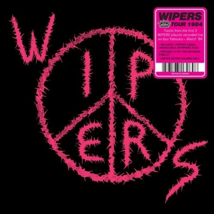 Wipers - (self-titled, aka Wipers Tour 84) LP (color vinyl)