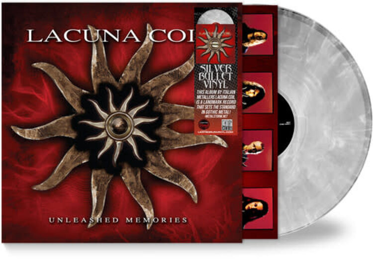 Lacuna Coil - Unleashed Memories LP (silver vinyl)