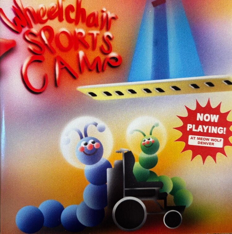 Unit E Wheelchair Sports Camp - Wheelchair Space Kitchen DBL 7" (Meow Wolf)