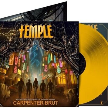 No Quarter Carpenter Brut - Leather Temple LP (yellow vinyl)