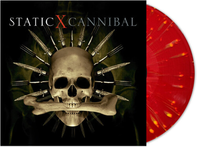 Real Gone Music Static X - Cannibal LP (expanded version, bonus track, blood & bronze splatter vinyl, gatefold jacket)
