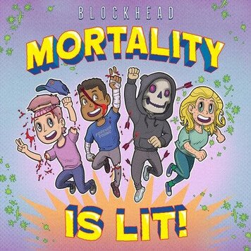 Blockhead -  Mortality Is Lit 2LP (pink/blue splatter color vinyl)