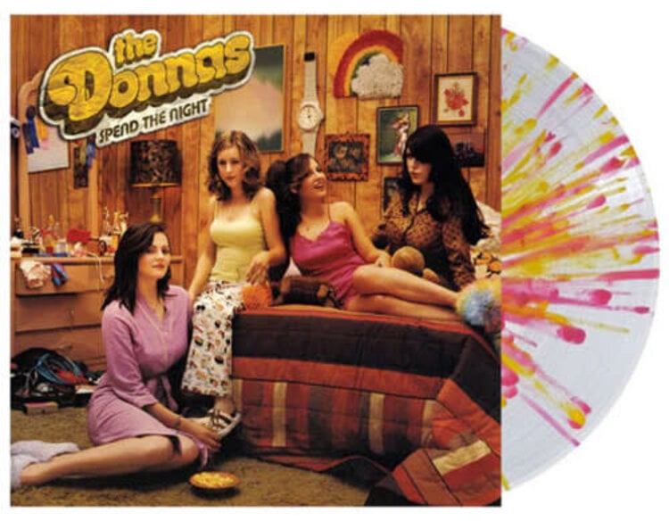 Donnas, The - Spend the Night LP (clear & pink splatter vinyl)