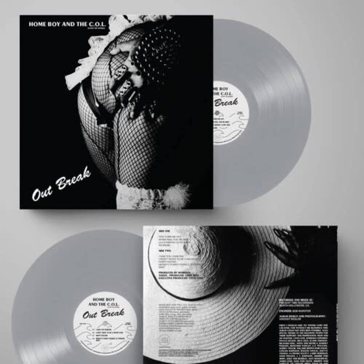 Tidal Waves Music/Light in the Attic Homeboy and the C.O.L. - Out Break LP (opaque silver vinyl)