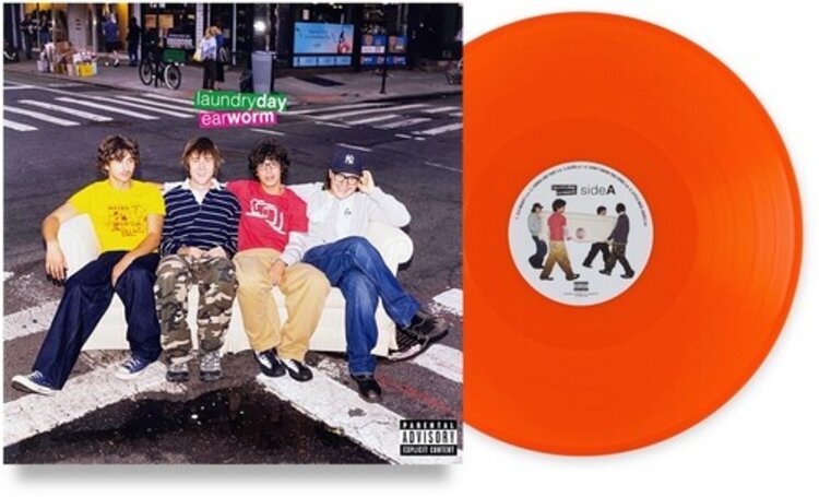 Pre-Order - Laundry Day - Earworm LP (neon orange vinyl)