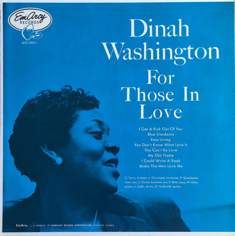 Washington, Dinah - For Those in Love LP