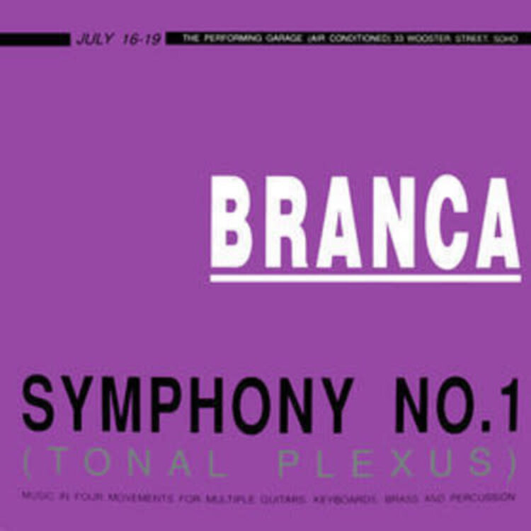 ROIR Glenn Branca - Symphony No. 1 (Tonal Plexus) 2LP